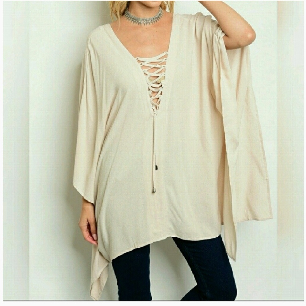 Lacing cover-up Tunic. Last one!